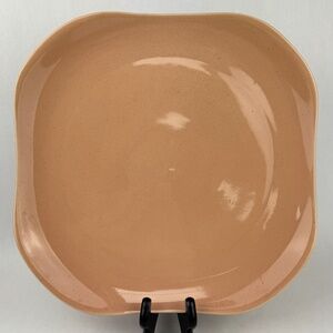 Vintage Russel Wright Oneida 13” Square Serving Platter Coral Speckled MCM Style